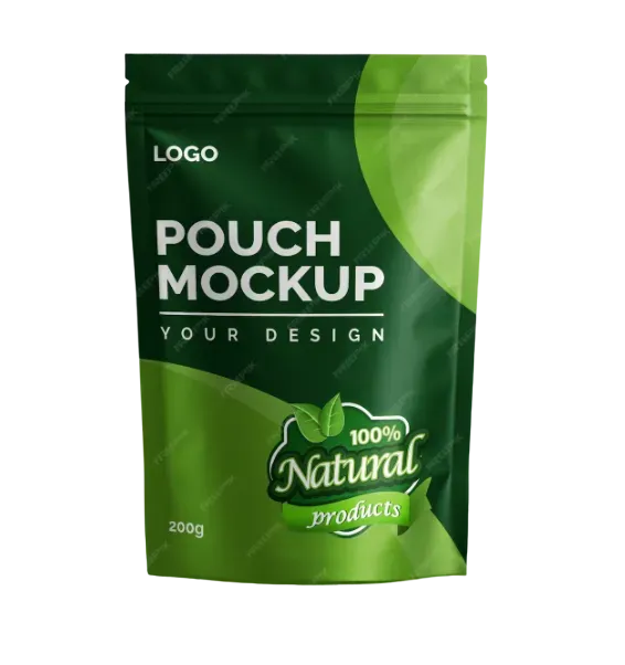 Green Pouch Snack for Healthy Diet